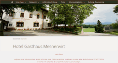 Desktop Screenshot of mesnerwirt-marienberg.de